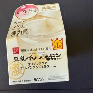 SANA - Soy Milk Wrinkle Care Gel Cream retinol Fine Lines Moisture  100g Japan